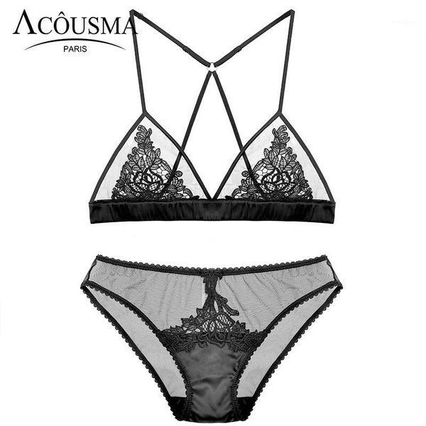 acousma transparent ultra thin bralette bra set women triangel cup wire brassiere set female underwear lingerie erotic1, Red;black
acousma transparent ultra thin bralette bra set women triangel cup wire brassiere set female underwear lingerie erotic1, Red;black
