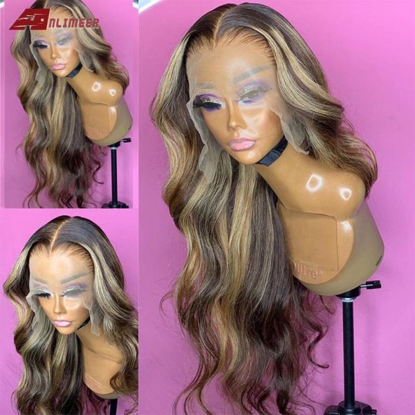 lace wigs highlight natural wave human hair mix color brazilian remy 150% pre-plucked 13*6*1 t wig bleached knots, Black;brown
lace wigs highlight natural wave human hair mix color brazilian remy 150% pre-plucked 13*6*1 t wig bleached knots, Black;brown