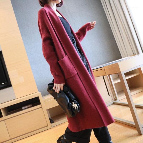 superaen solid full knitted cardigan sweaters for women 2020 new mid long coat loose autumn and winter shawl1, White
superaen solid full knitted cardigan sweaters for women 2020 new mid long coat loose autumn and winter shawl1, White