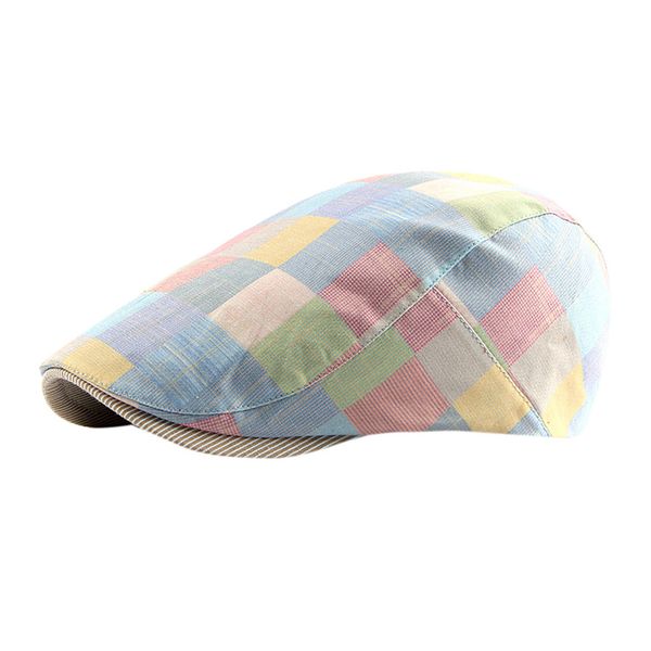 fashion summer berets color plaid hat handsome cotton linen cap beret elastic men women hat casual england style new 2020 #lr1, Blue;gray
fashion summer berets color plaid hat handsome cotton linen cap beret elastic men women hat casual england style new 2020 #lr1, Blue;gray