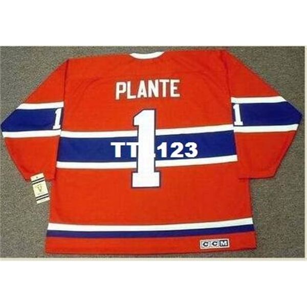 mens #1 jacques plante montreal canadiens 1959 ccm vintage home hockey jersey or custom any name or number retro jersey, Black
mens #1 jacques plante montreal canadiens 1959 ccm vintage home hockey jersey or custom any name or number retro jersey, Black