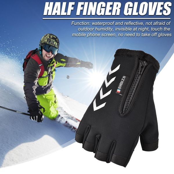 durable multi-function half finger waterproof reflective outdoor sports gloves for cycling bike, Blue;gray
durable multi-function half finger waterproof reflective outdoor sports gloves for cycling bike, Blue;gray