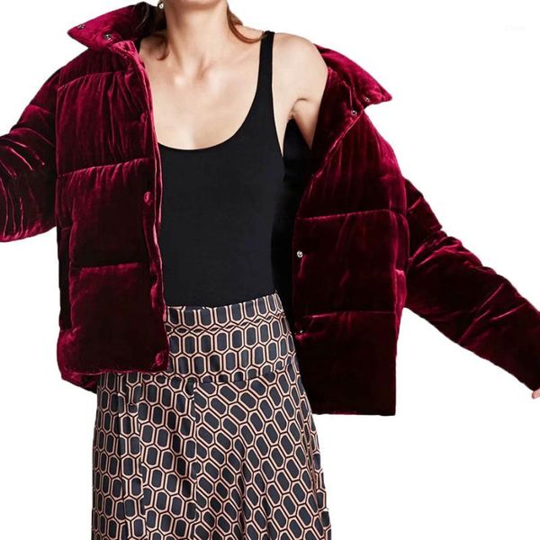 vintage 2018 ukraine solid color velvet jacket down cotton clothes winter coat women thicker snow cotton padded outerwear a7891, Black
vintage 2018 ukraine solid color velvet jacket down cotton clothes winter coat women thicker snow cotton padded outerwear a7891, Black