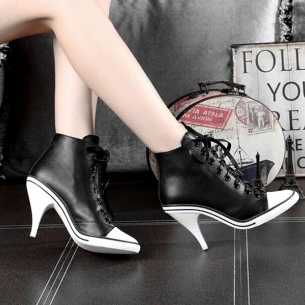 ladies casual lace up round high heels ankle boots fashion plain solid autumn ankle boots for women female motorcycle, Black
ladies casual lace up round high heels ankle boots fashion plain solid autumn ankle boots for women female motorcycle, Black