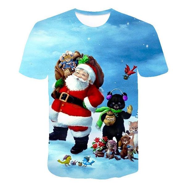 2021 new summer christmas t shirt 3d printed t shirt man santa claus casual short-sleeved fashion teenager tees oversized, White;black
2021 new summer christmas t shirt 3d printed t shirt man santa claus casual short-sleeved fashion teenager tees oversized, White;black