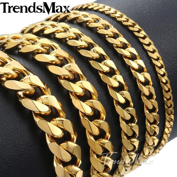 trendsmax полированного браслета браслет из нержавеющей стали мужского для мужчин черного золота серебра цвета кубинского звена цепи 3/5/7/9, Black
trendsmax полированного браслета браслет из нержавеющей стали мужского для мужчин черного золота серебра цвета кубинского звена цепи 3/5/7/9, Black