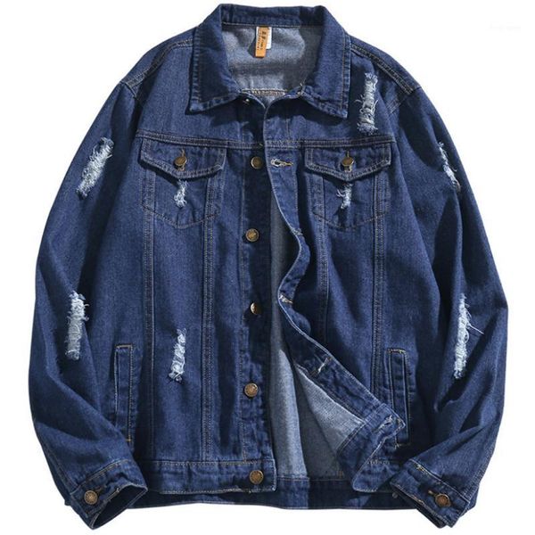 denim jacket blue black ripped jeans jackets clothes mens clothing vintage motorcycle coats fashion bomber japanese streetwear1, Black;brown
denim jacket blue black ripped jeans jackets clothes mens clothing vintage motorcycle coats fashion bomber japanese streetwear1, Black;brown