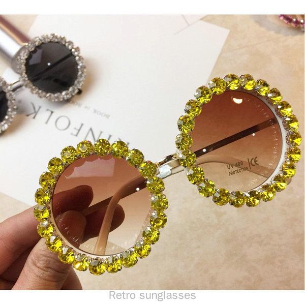 sunglasses retro rhinestone round candy colorssunglasses women vintage shining diamond sun glasses gradient lens shade mirror fml, White;black
sunglasses retro rhinestone round candy colorssunglasses women vintage shining diamond sun glasses gradient lens shade mirror fml, White;black