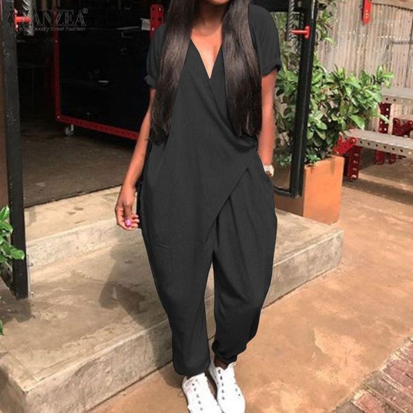 women's jumpsuits & rompers women's summer v neck short sleeve fashion women solid overalls denim style suspenders loose playsuits, Black;white
women's jumpsuits & rompers women's summer v neck short sleeve fashion women solid overalls denim style suspenders loose playsuits, Black;white
