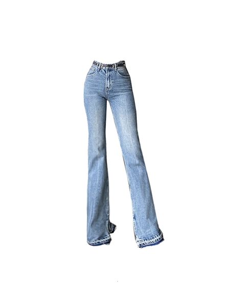 2021 recommend new high waist wide edge split stright fashion street style total washed length vintage woman jeans j72w, Blue
2021 recommend new high waist wide edge split stright fashion street style total washed length vintage woman jeans j72w, Blue
