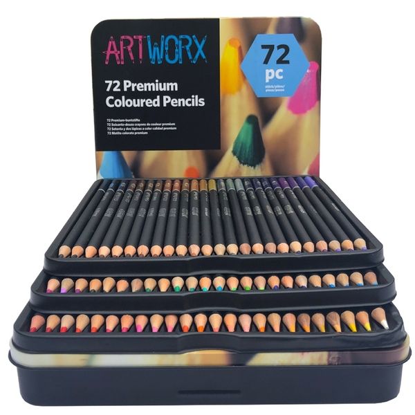 artworx 72 colors professional color pencil set iron box colored colour drawing pencil lapices de colores school artist supplies y200428
artworx 72 colors professional color pencil set iron box colored colour drawing pencil lapices de colores school artist supplies y200428