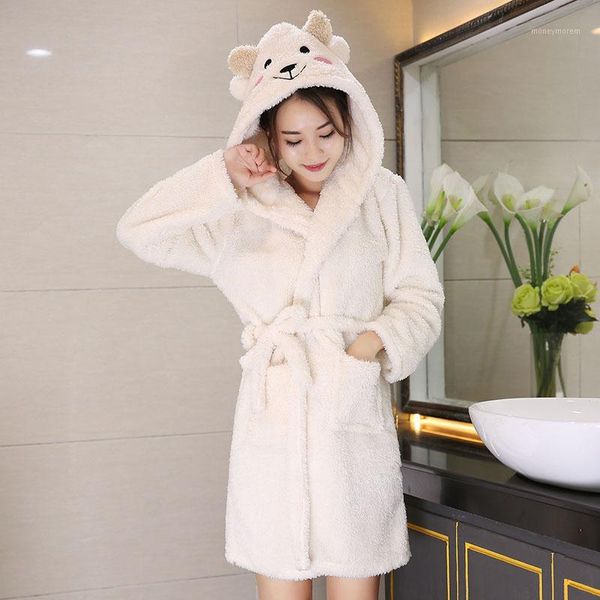 women's sleepwear fashion autumn winter warm pajamas robe coral fleece animal cute cartoon nightgown female woman nightdress1, Black;red
women's sleepwear fashion autumn winter warm pajamas robe coral fleece animal cute cartoon nightgown female woman nightdress1, Black;red