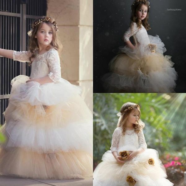 girl's dresses 2021 selling flower girls half sleeve lace tiered ruffles kids formal dress hand made flowers ball gown birthday1, Red;yellow
girl's dresses 2021 selling flower girls half sleeve lace tiered ruffles kids formal dress hand made flowers ball gown birthday1, Red;yellow