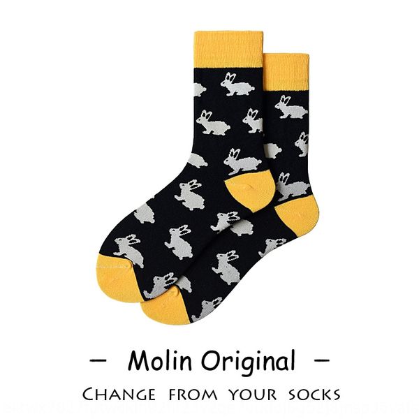 mo lin trend medium sock men women color matching little white maureen can do anything trendy and versatile rabbit cartoonstyle korean versi, Black
mo lin trend medium sock men women color matching little white maureen can do anything trendy and versatile rabbit cartoonstyle korean versi, Black