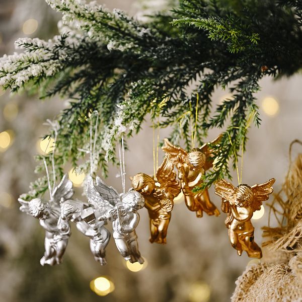 6pcs gold silver angel 2021 party pendant decoration christmas tree decor hanging ornaments new year gifts for kids
6pcs gold silver angel 2021 party pendant decoration christmas tree decor hanging ornaments new year gifts for kids