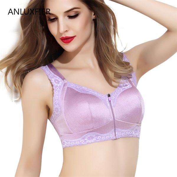 h9651 full cup bra underwear mastectomy surgical resection without steel ring comfortable bras front zipper breathable lace bra lj201204, Red;black
h9651 full cup bra underwear mastectomy surgical resection without steel ring comfortable bras front zipper breathable lace bra lj201204, Red;black