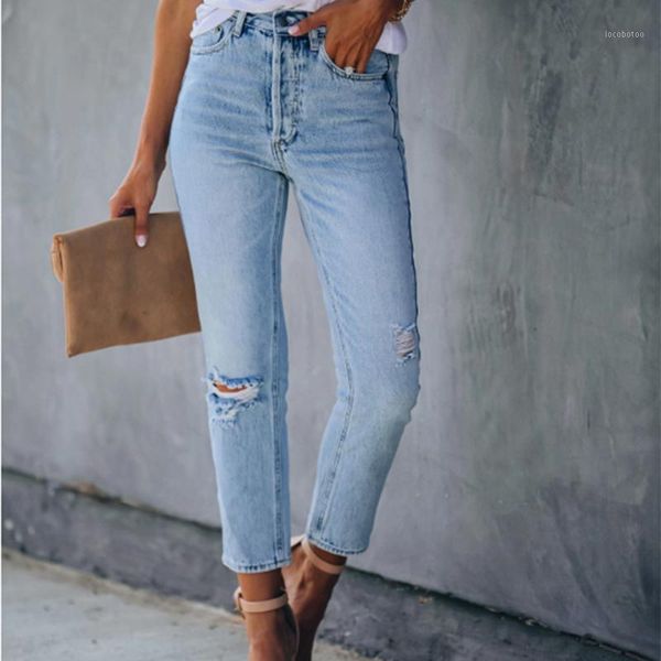 women's jeans contrasting color tight women pants autumn fashion retro straight-leg denim ripped holes slim hole light blue1, Blue
women's jeans contrasting color tight women pants autumn fashion retro straight-leg denim ripped holes slim hole light blue1, Blue