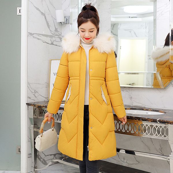 2020 winter women thick long parka slim female jackets hooded with fur collar warm coats korean style plus size giacca donna
2020 winter women thick long parka slim female jackets hooded with fur collar warm coats korean style plus size giacca donna