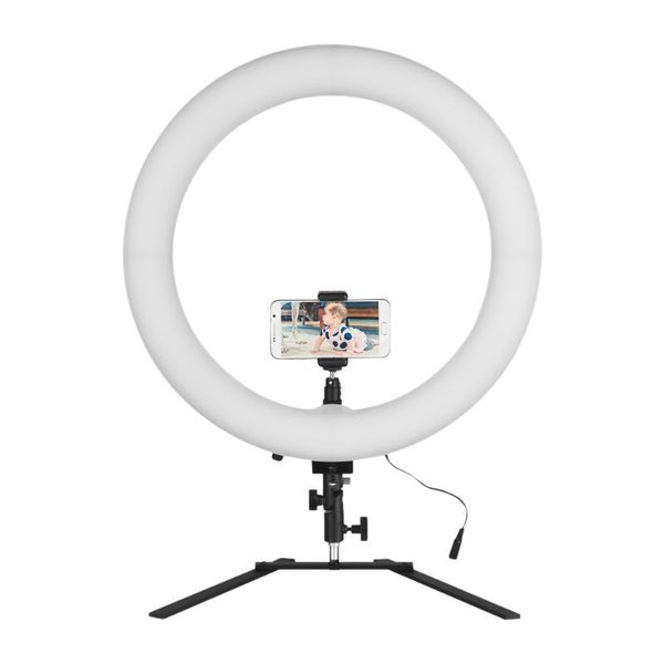 andoer 18inch led ring light 5600k 60w dimmable camera p video lighting kit with tablestand/ phone clamp/ ball head
andoer 18inch led ring light 5600k 60w dimmable camera p video lighting kit with tablestand/ phone clamp/ ball head