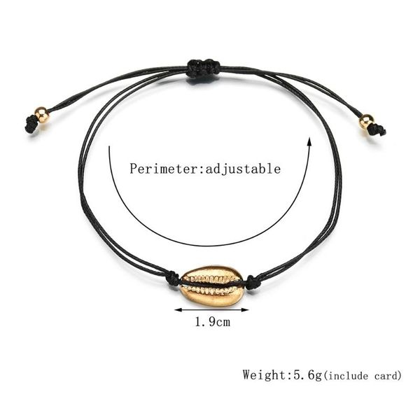 charm bracelets boho2021 ladies hand braided rope gold shell jewelry bracelet delicate chain beach accessorie fashion, Golden;silver
charm bracelets boho2021 ladies hand braided rope gold shell jewelry bracelet delicate chain beach accessorie fashion, Golden;silver