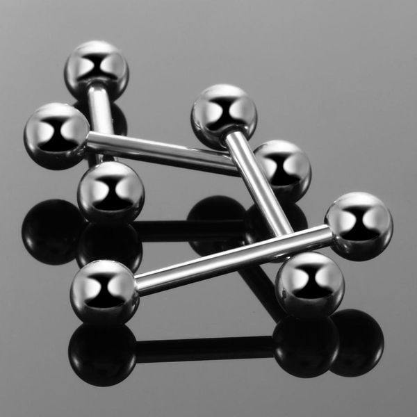 10pcs/lot 14g g23 titanium internally thread tongue ring barbells studs nipple shield jewelry cartilage earrings body piercing q sqcfmp, Silver
10pcs/lot 14g g23 titanium internally thread tongue ring barbells studs nipple shield jewelry cartilage earrings body piercing q sqcfmp, Silver