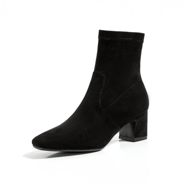 2021 new ankle autumn winter high heel not lace-up women shoes square toe flock short party boots size 34-43 9qlx, Black
2021 new ankle autumn winter high heel not lace-up women shoes square toe flock short party boots size 34-43 9qlx, Black