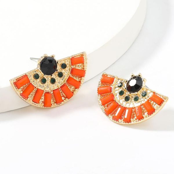 stud pauli manfi fashionable simple metal acrylic fan-shaped earrings women's elegance banquet accessories, Golden;silver
stud pauli manfi fashionable simple metal acrylic fan-shaped earrings women's elegance banquet accessories, Golden;silver
