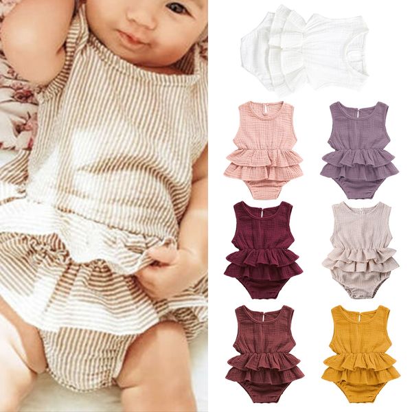 summer newborn kid girl clothes sleeveless romper solid tutu sunsuit casual outfit clothing 201028, Blue
summer newborn kid girl clothes sleeveless romper solid tutu sunsuit casual outfit clothing 201028, Blue