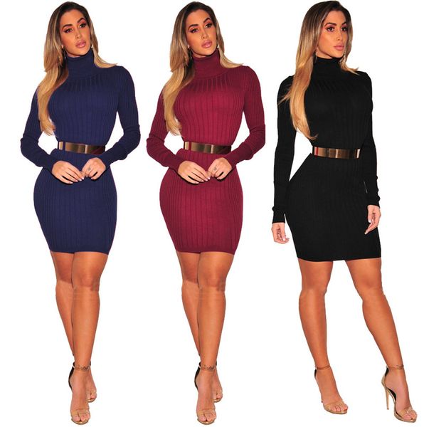 autumn winter womens designer mini dress loose solid color printed turtle neck knitted sweater dress fashion female clothing, Black;gray
autumn winter womens designer mini dress loose solid color printed turtle neck knitted sweater dress fashion female clothing, Black;gray