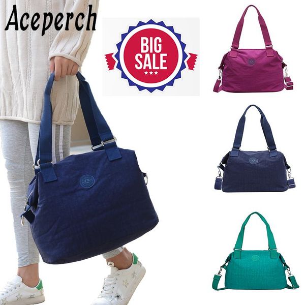 aceperch fashion handbag women large shoulder bag nylon big tote black blue green purple mummy diaper bags bolsas
aceperch fashion handbag women large shoulder bag nylon big tote black blue green purple mummy diaper bags bolsas
