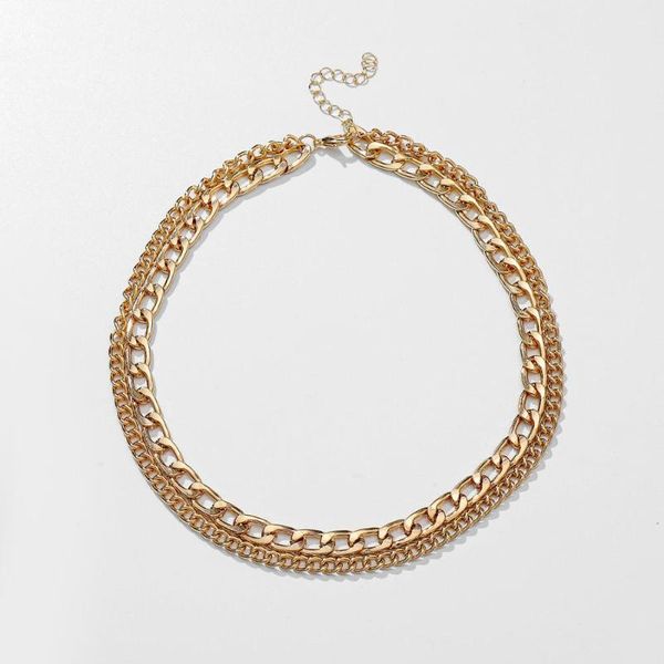 classic link chain choker for women short men punk style cuban chain necklace, Golden;silver
classic link chain choker for women short men punk style cuban chain necklace, Golden;silver