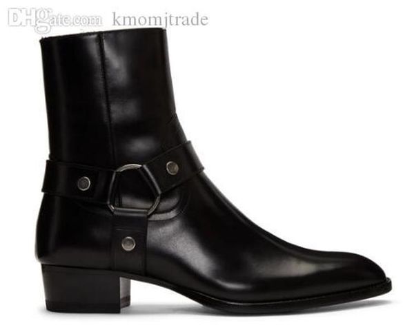 man slp black genuine leather wyatt harness boots calfskin harness-style west ankle strap stacked leather cuban heel boots shoes
man slp black genuine leather wyatt harness boots calfskin harness-style west ankle strap stacked leather cuban heel boots shoes