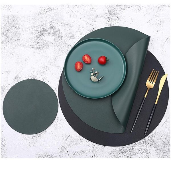napkin creative pu leather tableware pad placemat dining table mat round waterproof heat-insulated pad home deskde sqcxyx
napkin creative pu leather tableware pad placemat dining table mat round waterproof heat-insulated pad home deskde sqcxyx