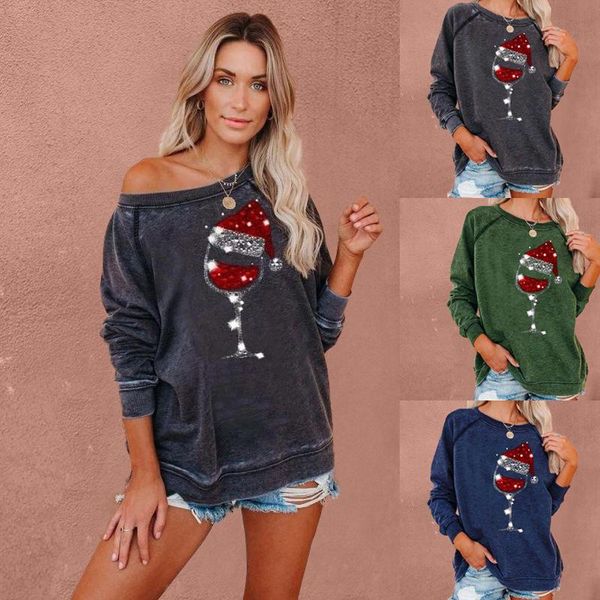 christmas cap printed sweatshirt ladies long-sleeved casual ladies pullover 2020 christmas clothes damskie harajuku, Black
christmas cap printed sweatshirt ladies long-sleeved casual ladies pullover 2020 christmas clothes damskie harajuku, Black
