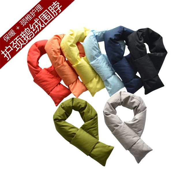scarf warm neck in winter parents and children women men lovers pure goose down thickening to protect cervical vertebrae, Blue;gray
scarf warm neck in winter parents and children women men lovers pure goose down thickening to protect cervical vertebrae, Blue;gray