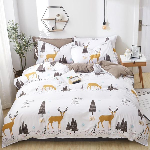 bedding sets christmas deers good polyester fabric duvet cover set flat sheet pillow cases 3/4pc twin full size sets1
bedding sets christmas deers good polyester fabric duvet cover set flat sheet pillow cases 3/4pc twin full size sets1