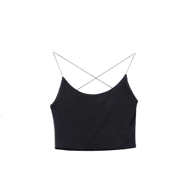 2021 summer new fashionable black ribbons of spaghetti t-shirts elastic cotton for women hxej, White
2021 summer new fashionable black ribbons of spaghetti t-shirts elastic cotton for women hxej, White