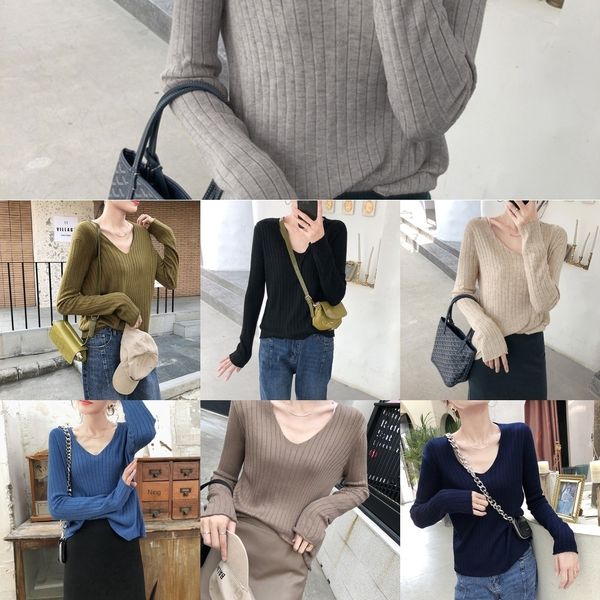 hgqex languid long wind sleeve autumn pullover pulloverpulloverclothes women kore loose pullover v-neck spring and autumn t-shirt t-shirt, White;black
hgqex languid long wind sleeve autumn pullover pulloverpulloverclothes women kore loose pullover v-neck spring and autumn t-shirt t-shirt, White;black