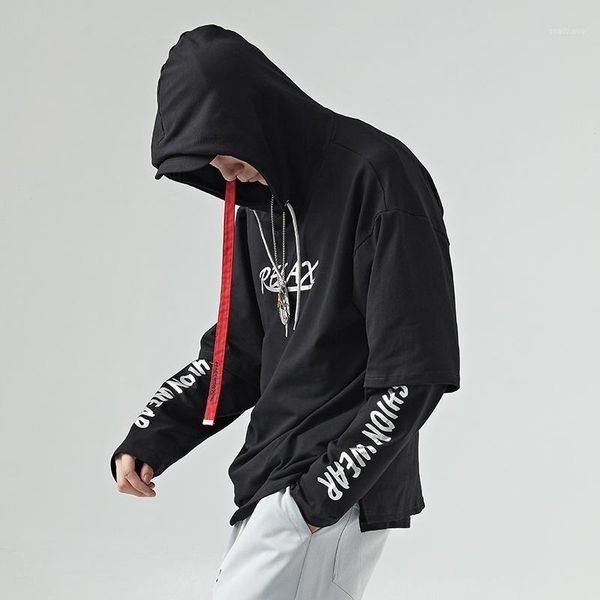 men's hoodie magic fake two pieces autumn cotton pullover patchwork fake two darkwear techwear hoodies streetwear casual1, Black;white
men's hoodie magic fake two pieces autumn cotton pullover patchwork fake two darkwear techwear hoodies streetwear casual1, Black;white