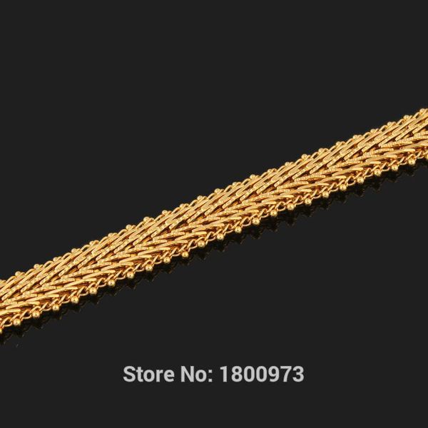 21cm snake chain bracelet gold color wide surface bracelet for women gifts fashion jewelry 21cm link chain, Black
21cm snake chain bracelet gold color wide surface bracelet for women gifts fashion jewelry 21cm link chain, Black