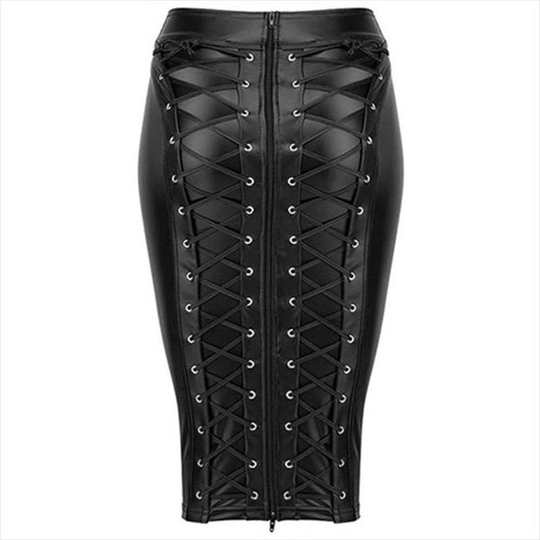 женская длина колена wet look plus размер черный кожа pu юбка 2020 назад узелок zipper бинты bodycon кожезаменитель юбки женские, Black
женская длина колена wet look plus размер черный кожа pu юбка 2020 назад узелок zipper бинты bodycon кожезаменитель юбки женские, Black
