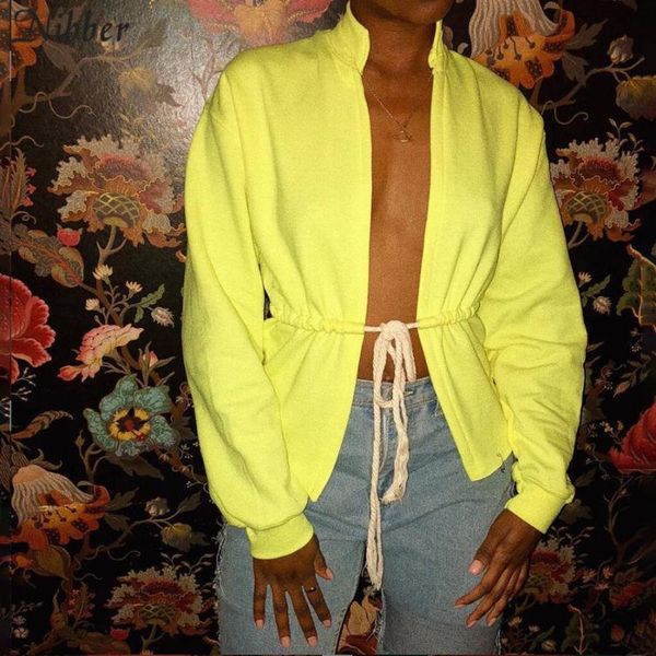nibber popular neon color drawstring collect waist streetwear women harajuku pullover 2020 fall solid casual activity clother, Black
nibber popular neon color drawstring collect waist streetwear women harajuku pullover 2020 fall solid casual activity clother, Black