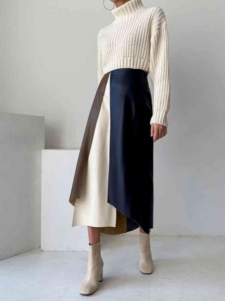 two piece dress galcaur casual set women round collar long sleeve knitting pullover high waist aline midi skirt female sets korean eg66, White
two piece dress galcaur casual set women round collar long sleeve knitting pullover high waist aline midi skirt female sets korean eg66, White
