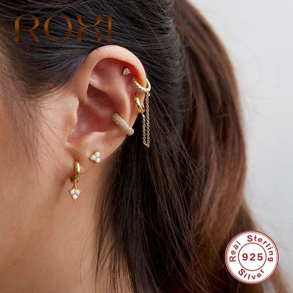 roxi asymmetric zircon crystal long chain hoop earrings for women small round ball chain piercings cartilage earrings silver 925, Golden;silver
roxi asymmetric zircon crystal long chain hoop earrings for women small round ball chain piercings cartilage earrings silver 925, Golden;silver