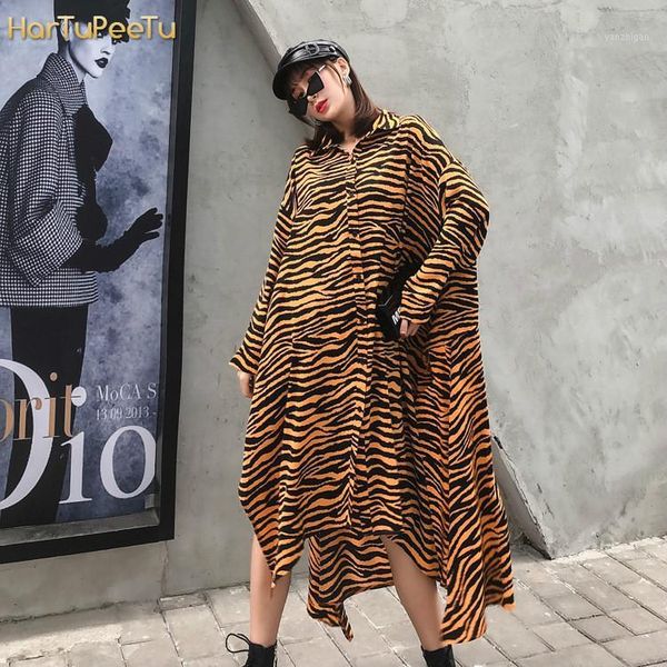 women zebra stripe blouse long sleeve loose plus size shirt dress irregular side high split streetwear trend wild female clothes1, White
women zebra stripe blouse long sleeve loose plus size shirt dress irregular side high split streetwear trend wild female clothes1, White