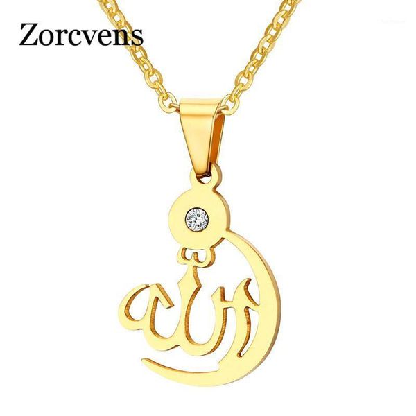 zorcvens muslim islam god pendant necklace titanium steel chain gold-color necklace women jewelry1, Silver
zorcvens muslim islam god pendant necklace titanium steel chain gold-color necklace women jewelry1, Silver