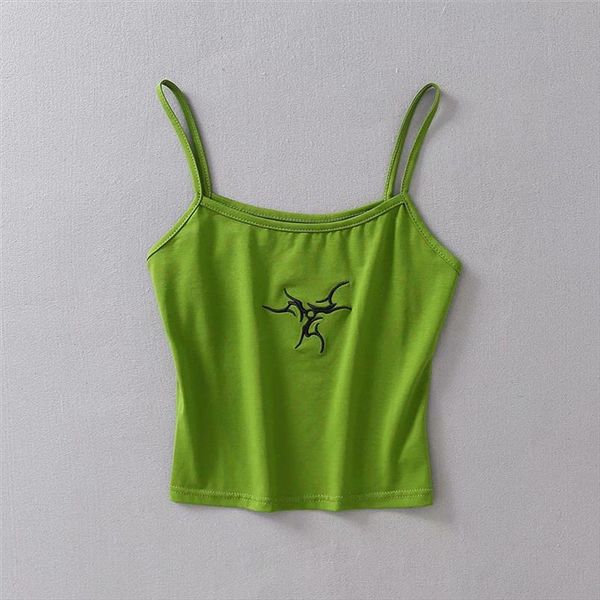summer new fashion street wild totem embroidered camisole female, slim casual strap female 4 color, White
summer new fashion street wild totem embroidered camisole female, slim casual strap female 4 color, White