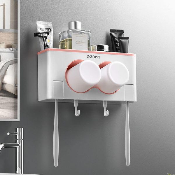 bath accessory set toothbrush rack punching mouthwash brushing cup wall-mounted bathroom wall suction dental set1
bath accessory set toothbrush rack punching mouthwash brushing cup wall-mounted bathroom wall suction dental set1