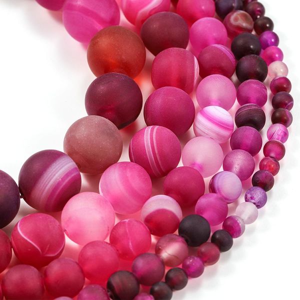 1strand lot 4 6 8 10 12mm rose red matt natural stone stripe agates round loose beads for diy bracelet jewelry makings h wmtdiw
1strand lot 4 6 8 10 12mm rose red matt natural stone stripe agates round loose beads for diy bracelet jewelry makings h wmtdiw