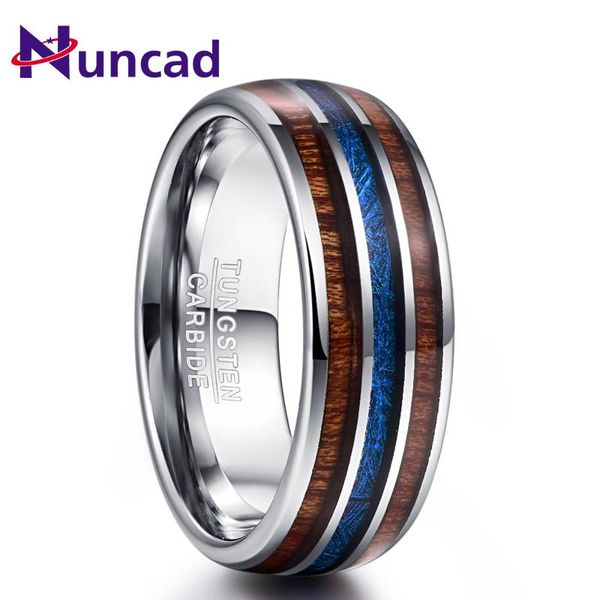nuncad polished 8mm hawaiian koa wood men ring full size wedding bands blue imitation vermiculite 100% tungsten carbide ring, Slivery;golden
nuncad polished 8mm hawaiian koa wood men ring full size wedding bands blue imitation vermiculite 100% tungsten carbide ring, Slivery;golden